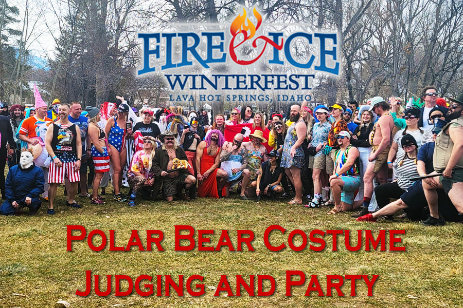 Polar Bear Costume Party at the Lava Hot Springs Fire & Ice Winterfest