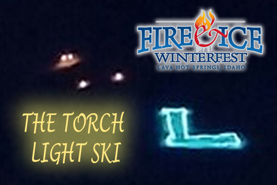 The Torch Light Ski at the Lava Hot Springs Fire & Ice Winterfest