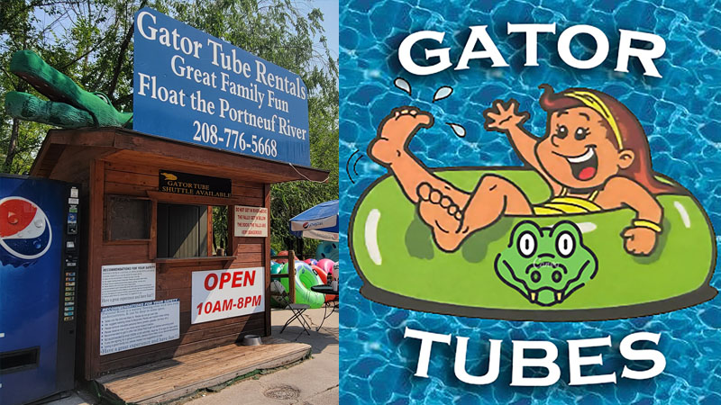 Gator Tube Rentals in Lava Hot Springs Idaho