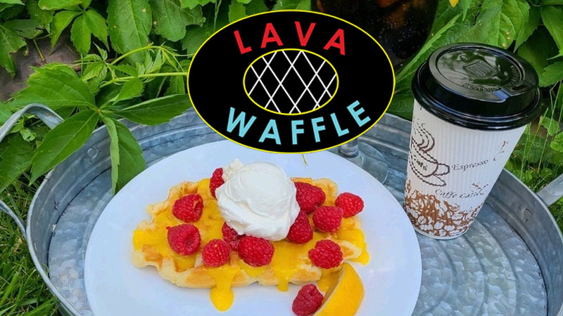 Lava Waffle in Lava Hot Springs
