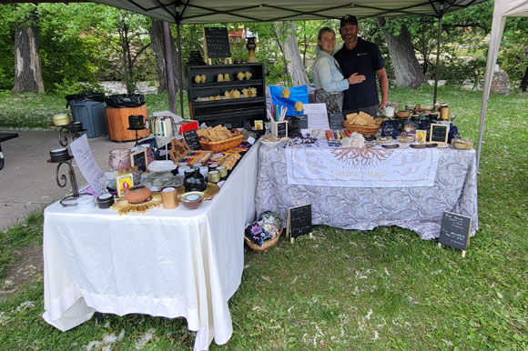 Vendor Booths at the Spring Into Wellness in lava Hot Springs Idaho