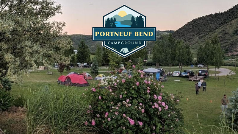 Portneuf Bend Campground in Lava Hot Springs Idaho