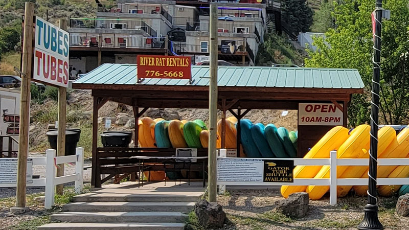 River Rat Tube Rentals in Lava Hot Springs Idaho