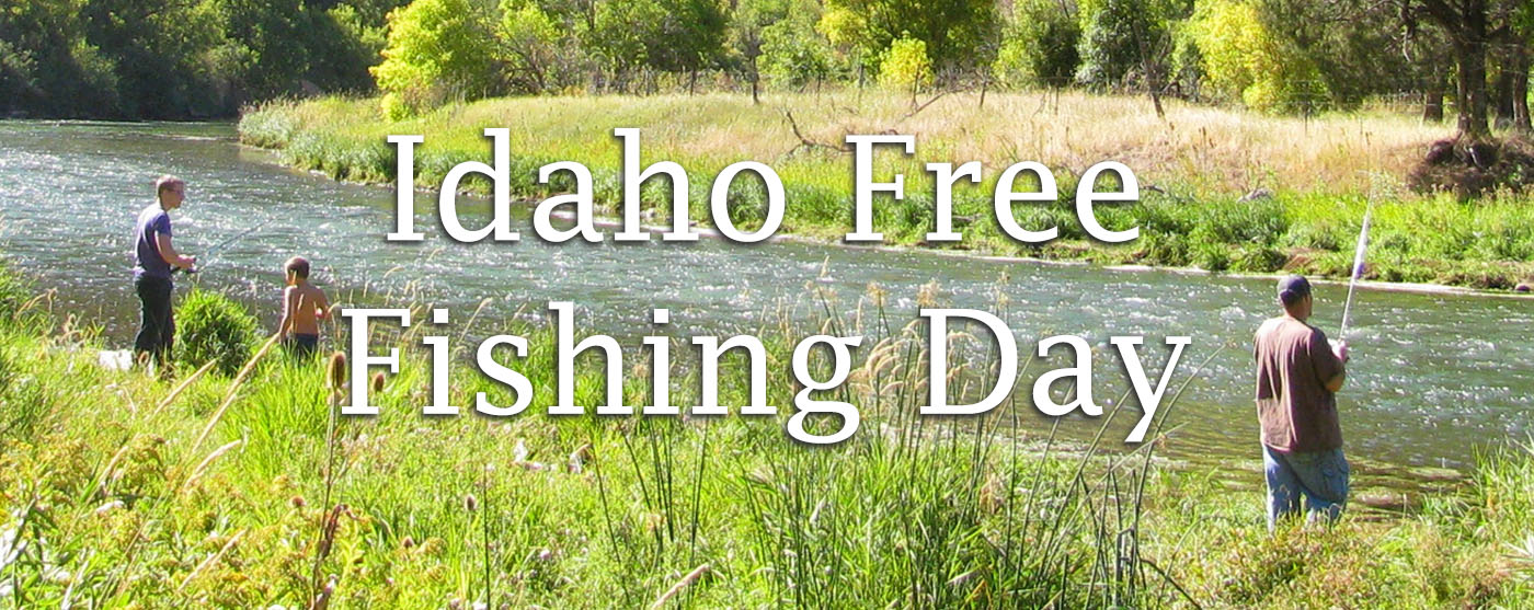 Idaho Free Fishing Day in Lava Hot Springs