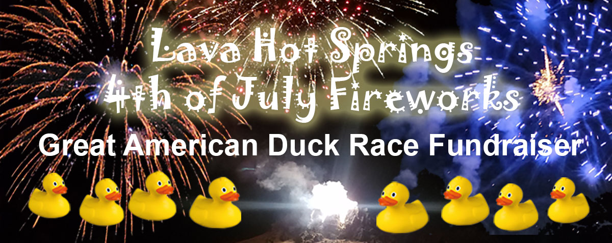 Lava Hot Springs Independence Day Fireworks & Great American Duck Race