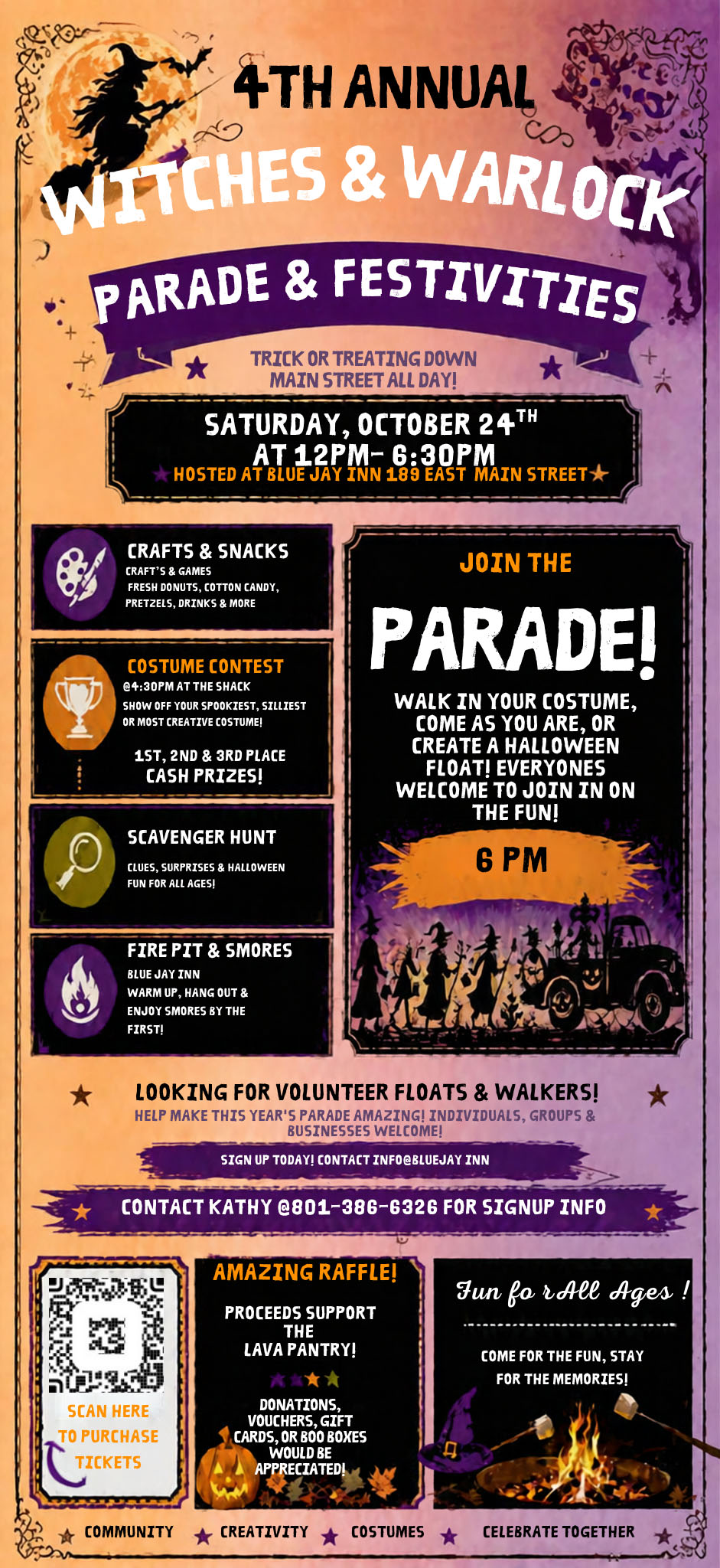 Lava Hot Springs Witches & Warlock Parade and Festivities