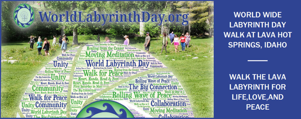 World Labyrinth Day in Lava Hot Springs Idaho