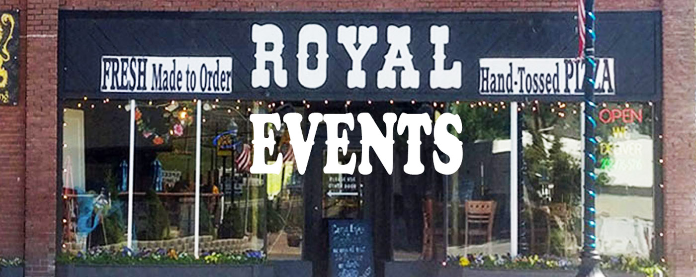 Events at The Royal Pizzeria in Lava Hot Springs Idaho