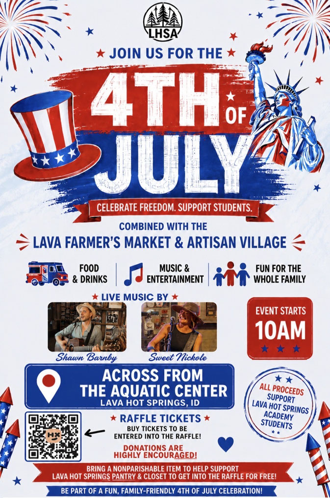 Lava Hot Springs Academy 4th of July Celebration